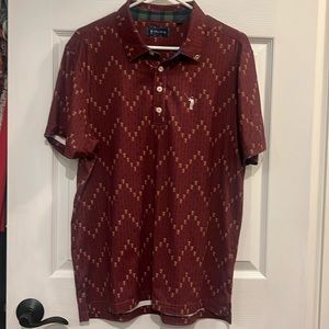 William Murray Beer Glass Golf Shirt Medium